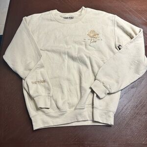 Cream Graphic Men's Sweater